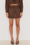 Aston Suede Mini Skirt