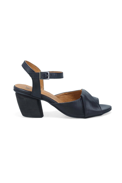 Attie Peep-Toe Heel Black