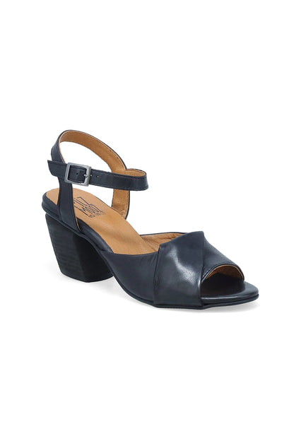 Attie Peep-Toe Heel Black