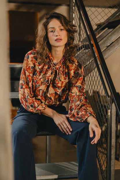 Annie Tie Neckline Blouse