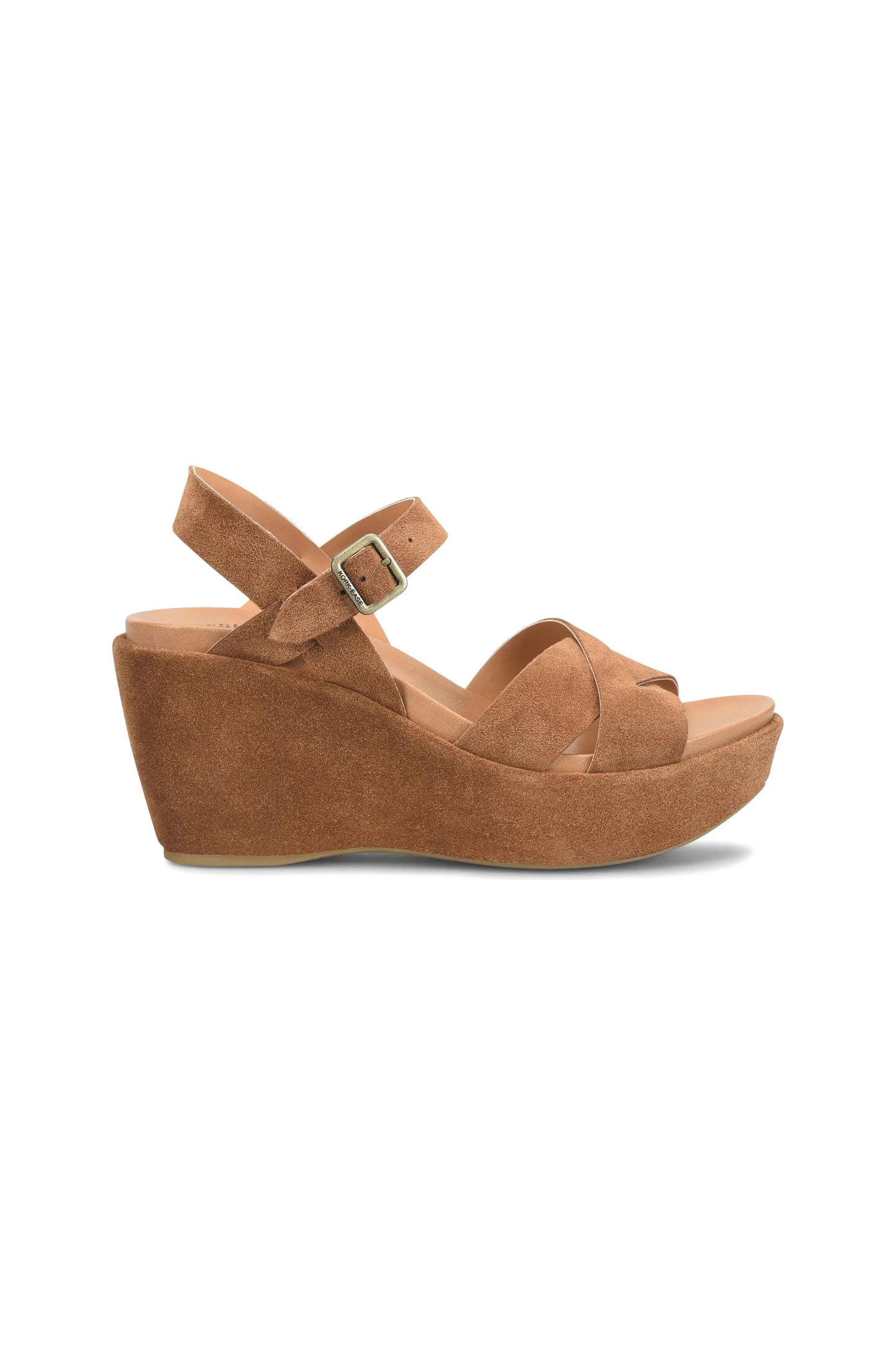 Ava 2.0 Wedge Sandal Brown Suede