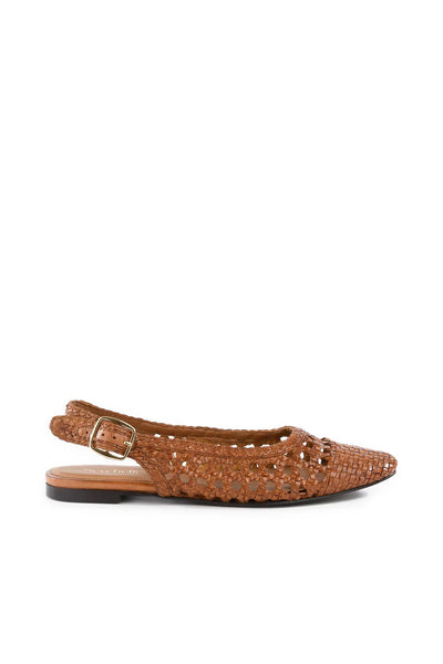 Avalon Woven Slingback Flat