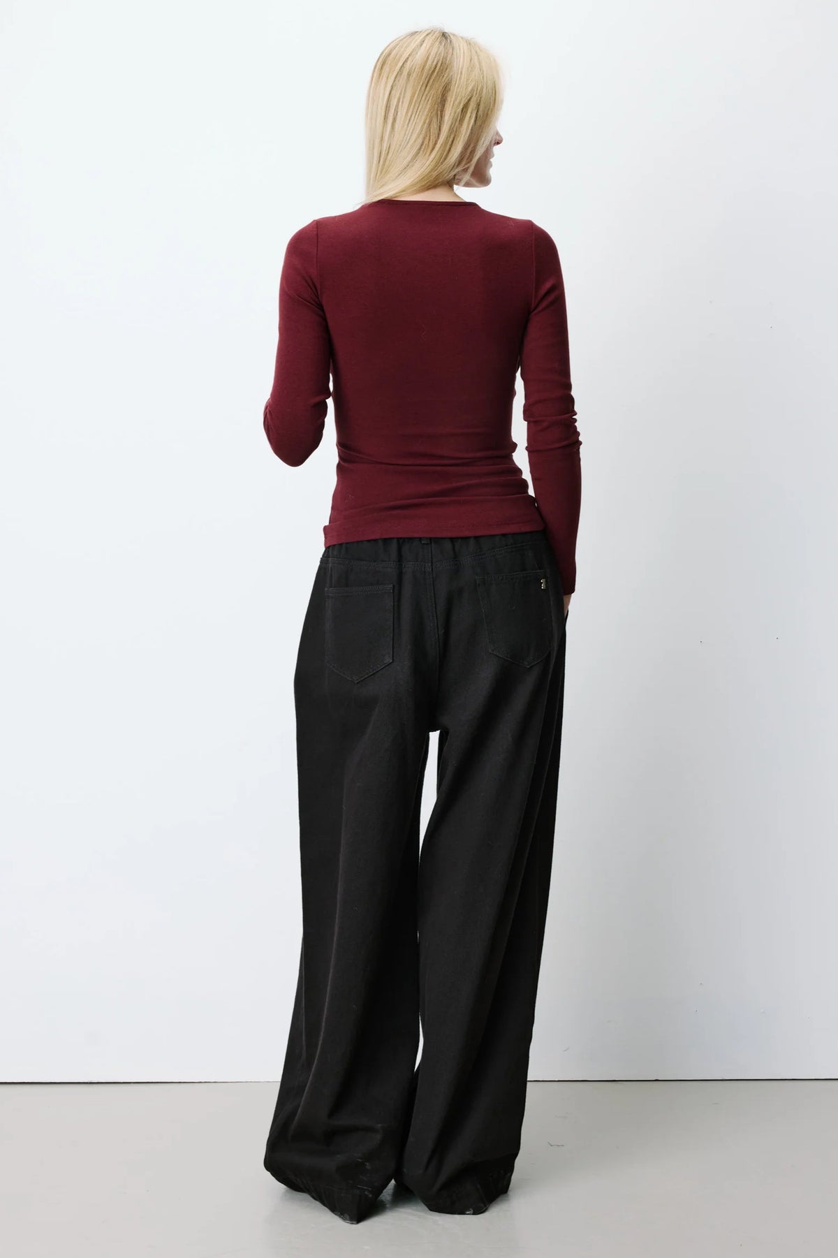 Azul Ruched V-Neck Wrap Top