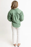 Solid Poplin Button Up