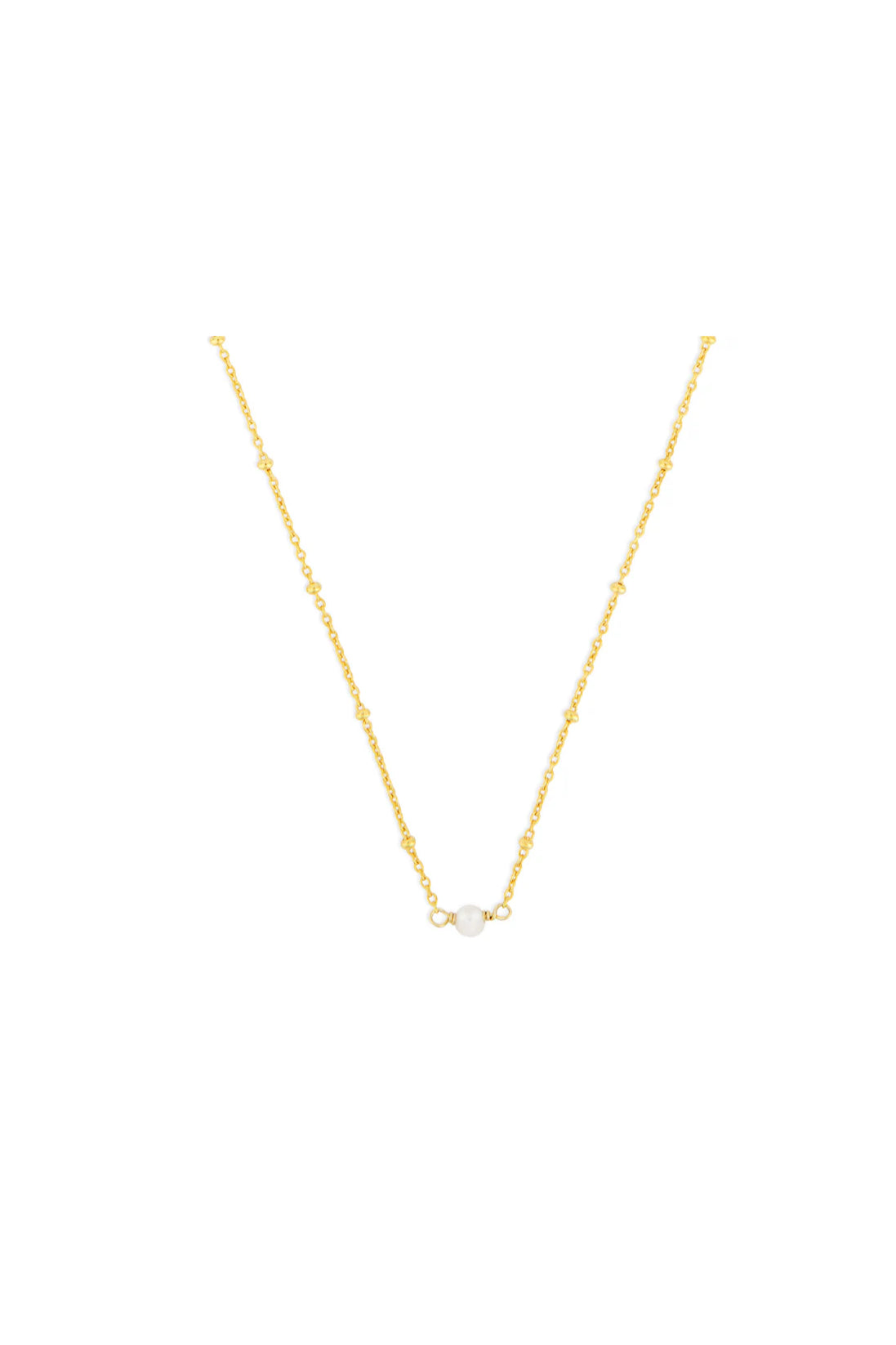 Birthstone Necklace Gold