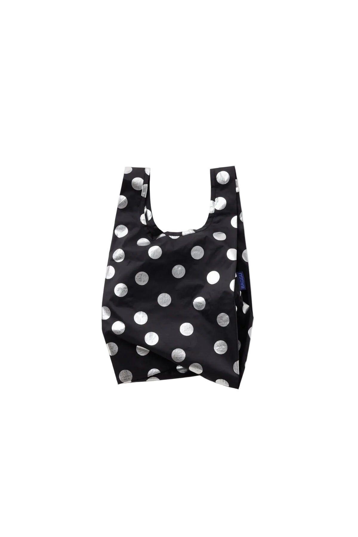 Baby Baggu Silver Metallic Polka Dot