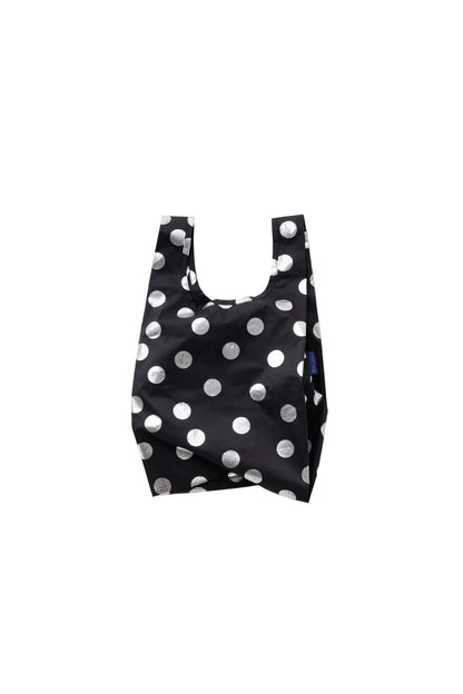 Baby Baggu Silver Metallic Polka Dot