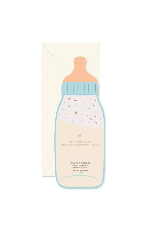 Baby Bottle Card