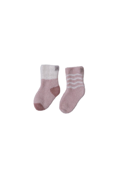 Baby Sock Stripe Set Dusty Rose Multi