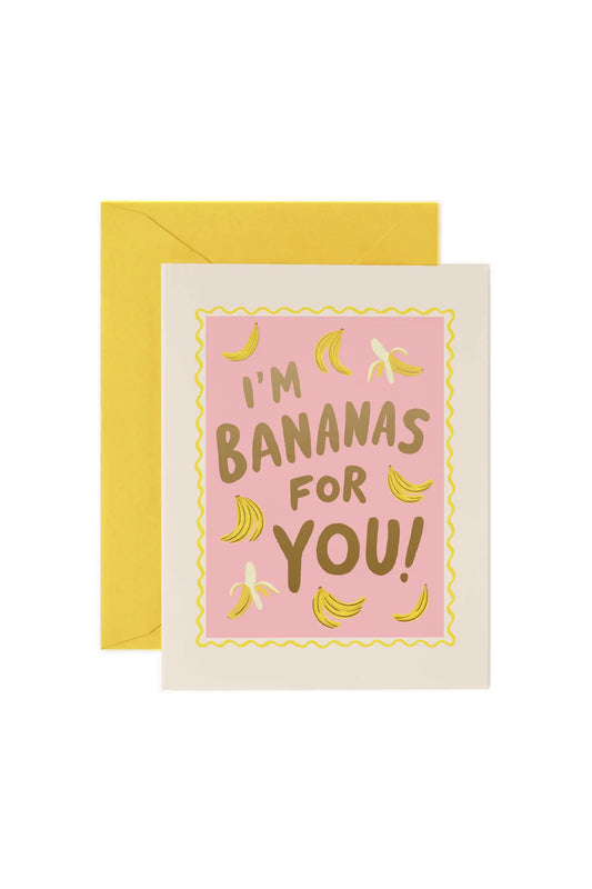 Bananas For You Card