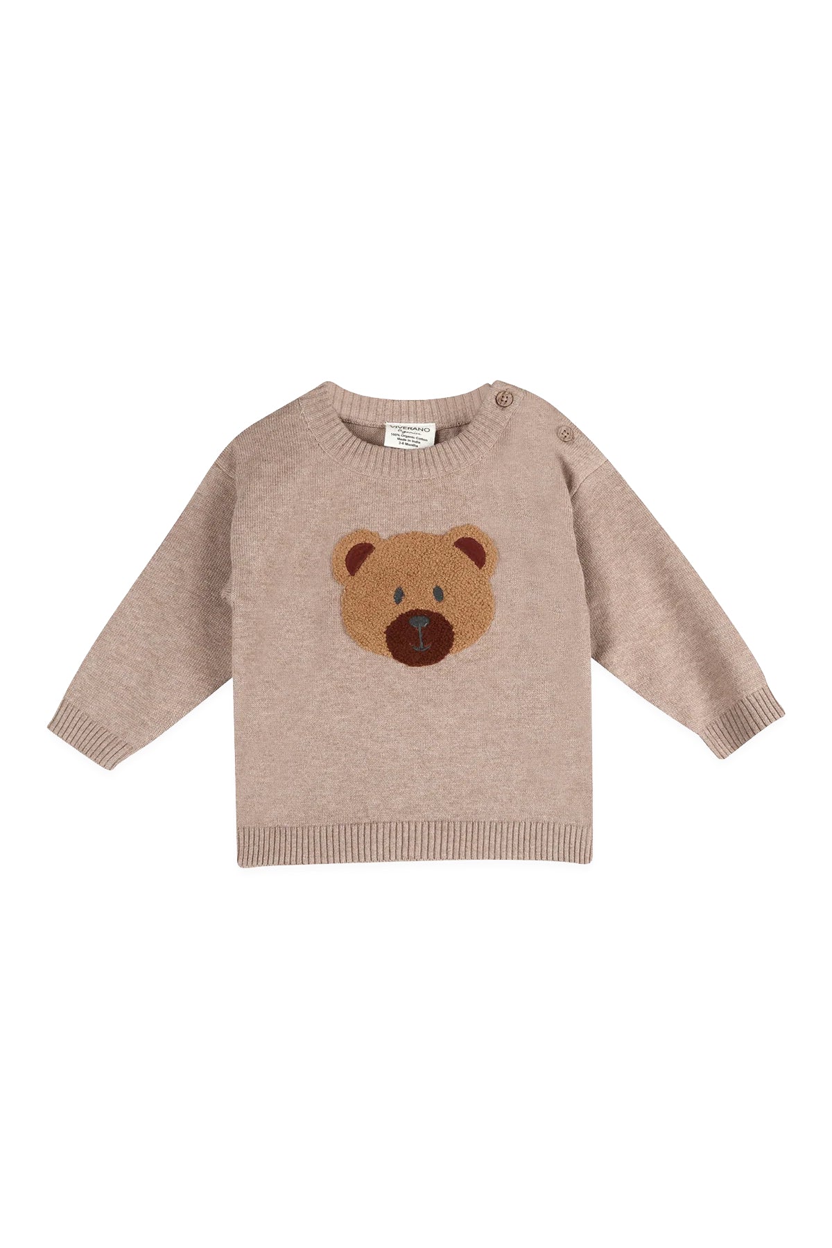 Bear Knit Baby Pullover & Pant Set