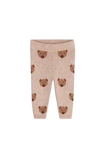 Bear Knit Baby Pullover & Pant Set