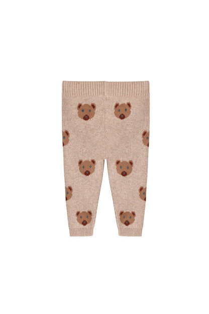 Bear Knit Baby Pullover & Pant Set