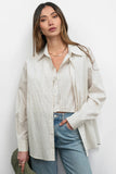 Beatrix Twofer Stripe Oversized Shirt