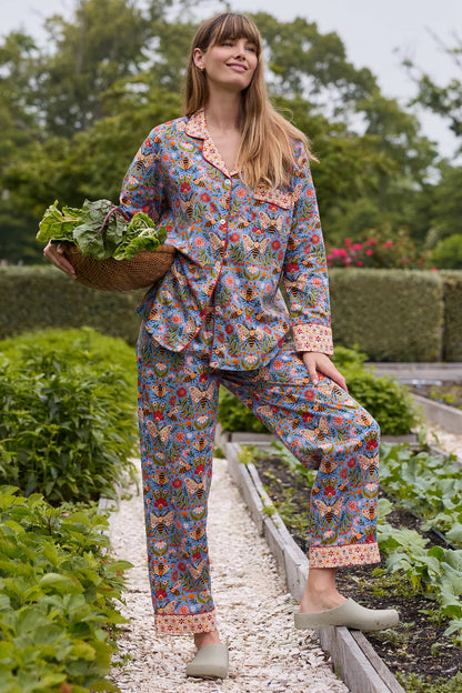 Bee Tapestry Long PJ Set