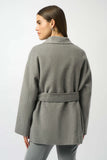 Belted Shawl Collar Coat