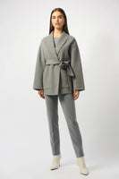Belted Shawl Collar Coat