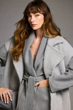Belted Shawl Collar Coat