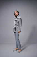 Belted Shawl Collar Coat