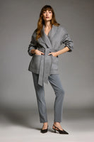 Belted Shawl Collar Coat