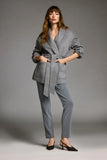 Belted Shawl Collar Coat