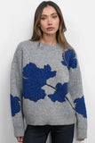 Bennett Intarsia Flower Sweater