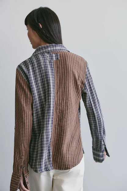 Benny Slim Plaid Button-Down