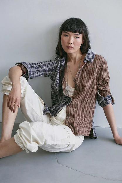 Benny Slim Plaid Button-Down