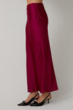 Bias Cut Satin Maxi Skirt
