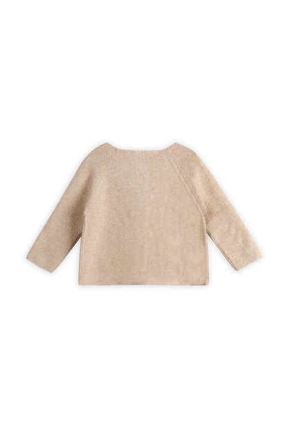 Bird Embroidered Baby Knit Cardigan