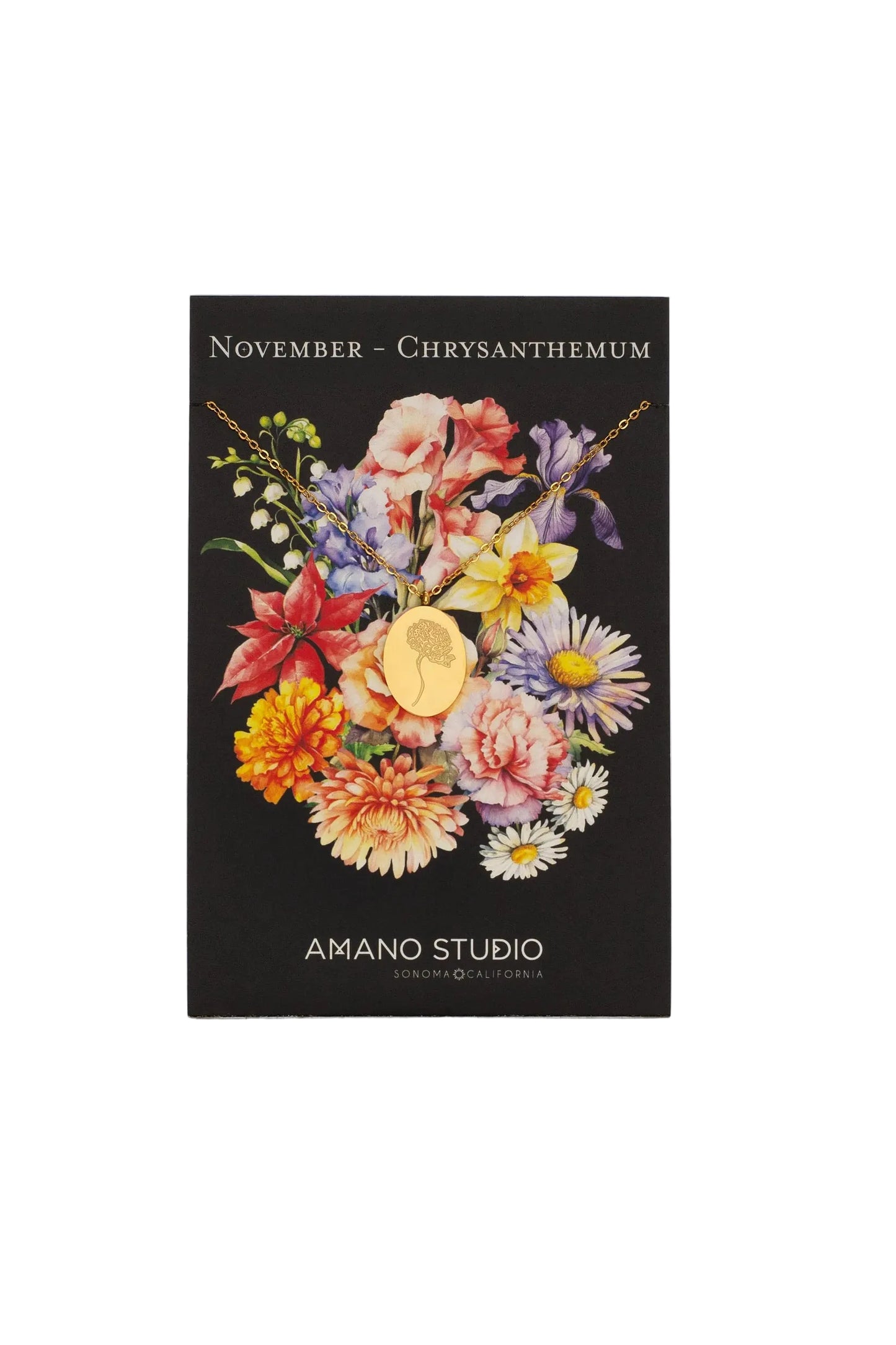 Birth Flower Necklace