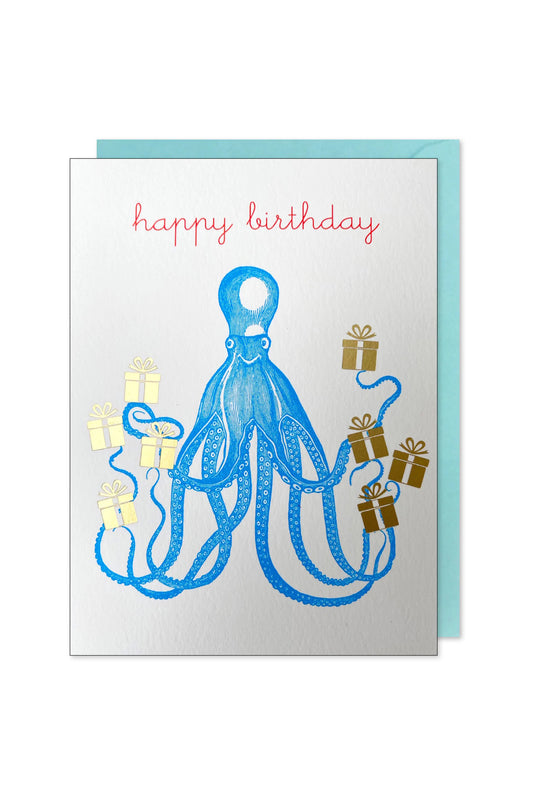 Birthday Octopus Card