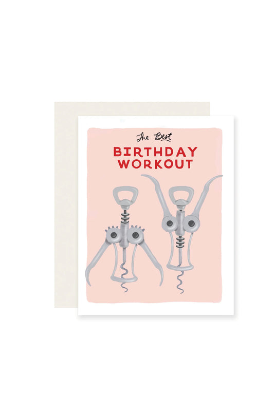 Birthday Workout Card