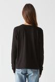 Black Clarissa Long Sleeve Tee