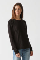 Black Clarissa Long Sleeve Tee