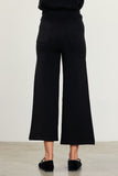 Black Knit Crop Pants