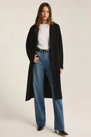 Black Mason Knit Coat