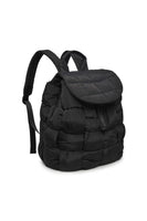 Black Perception Woven Nylon Backpack