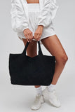 Black Sky's the Limit Large Woven Tote