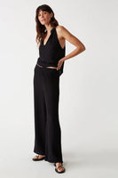 Black Susie Gauze Pant