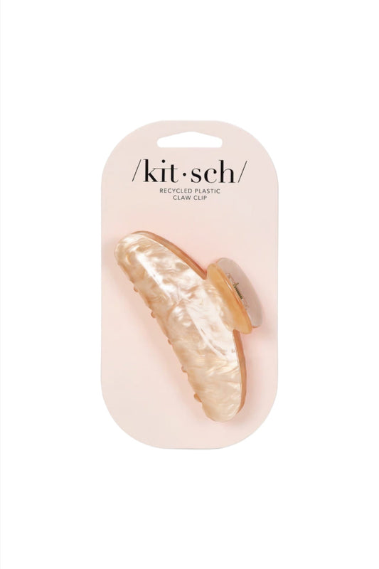 Blonde Marble Claw Clip