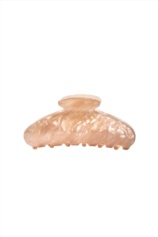 Blonde Marble Claw Clip