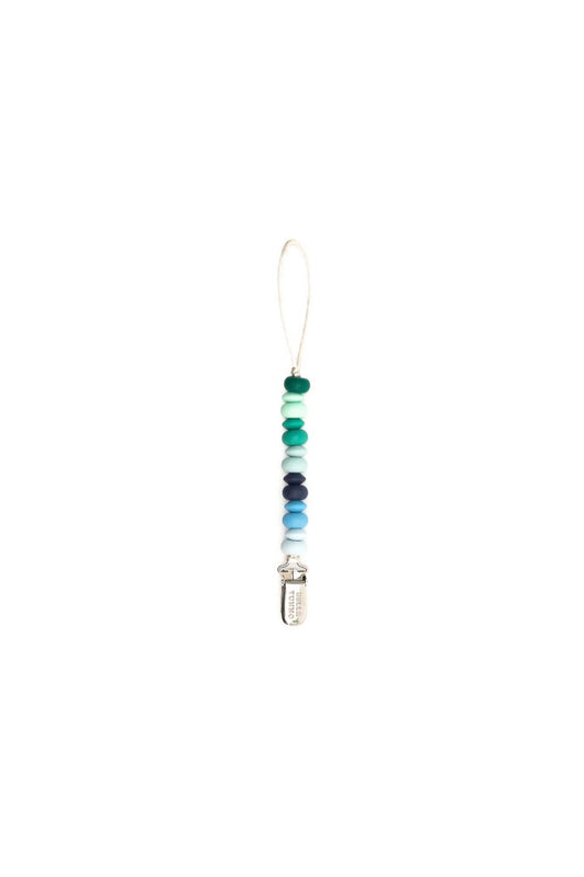 Blues Multi Pacifier Clip