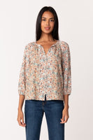 Bohemian Vintage Floral Blouse