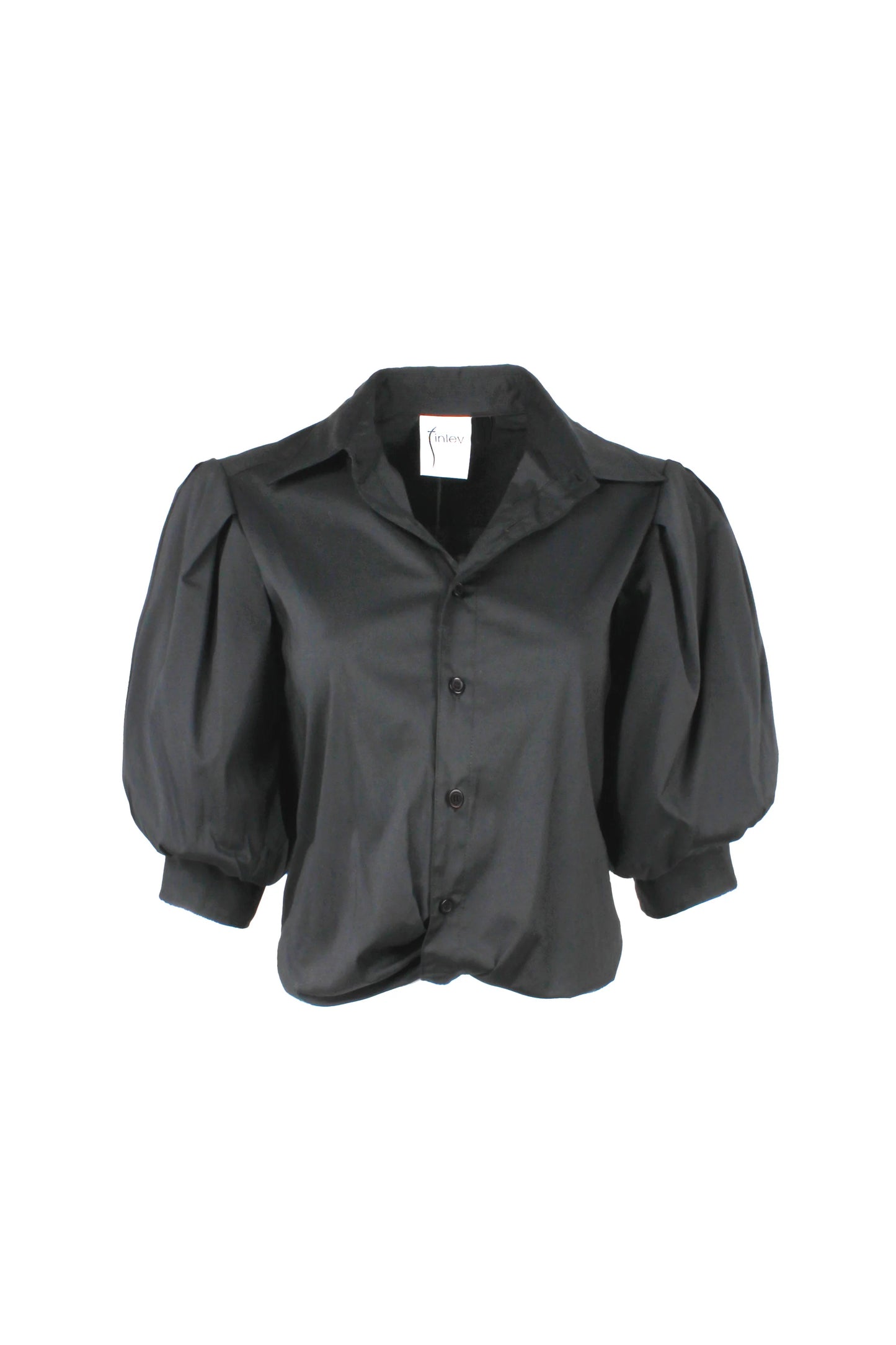 Bomba Twist Hem Shirt Black