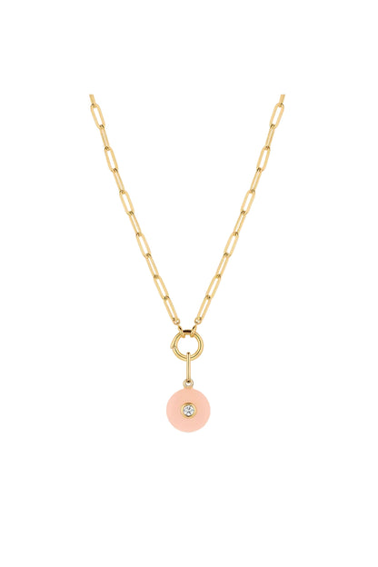 Bon Bon Pink Jade Charm