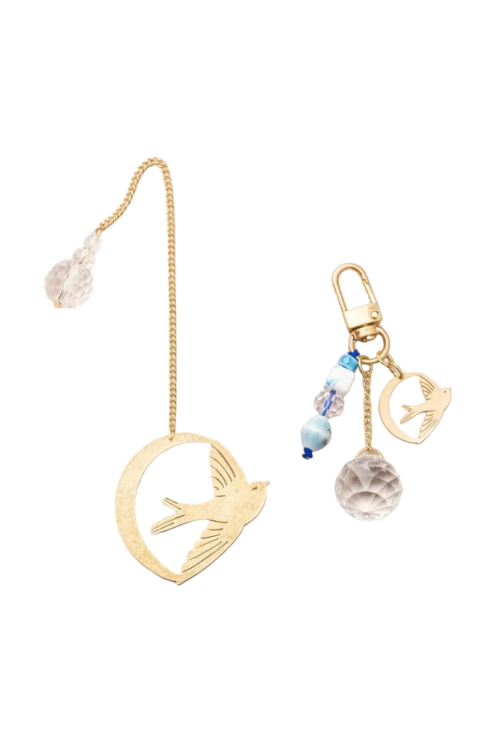 Bookmark & Keychain Set Swallow