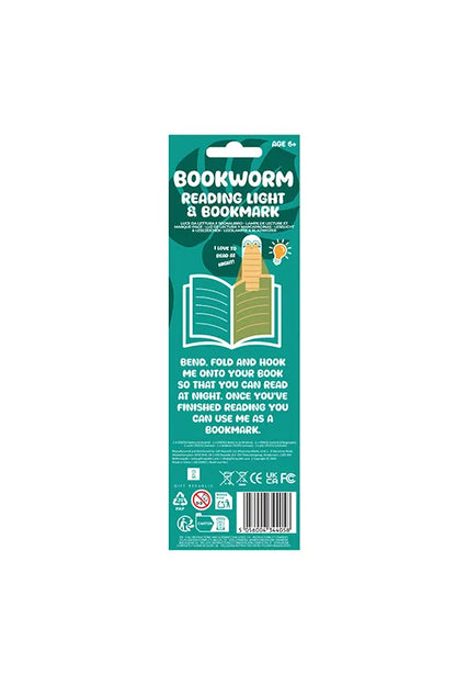 Bookworm Reading Light & Bookmark