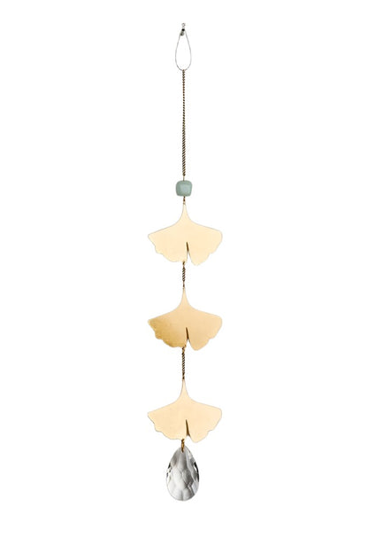 Suncatcher Botanical Leaf/Amazonite