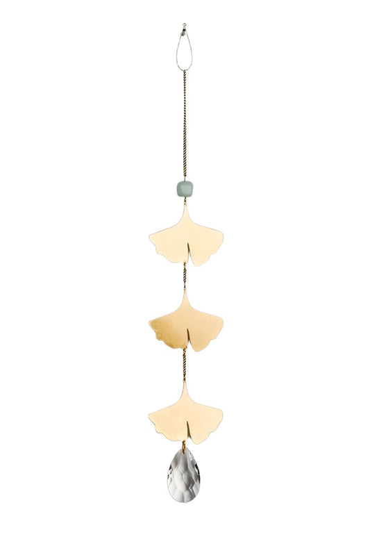 Suncatcher Botanical Leaf/Amazonite